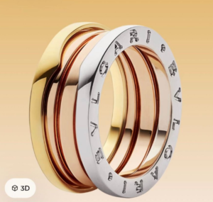 Bvlgari Ring NO:KN-018 Material:v gold
