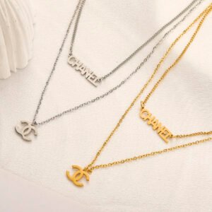 Chanel Necklace NO:H1806 Material:stainless