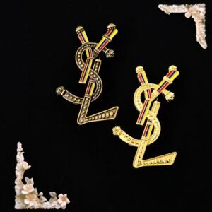 Saint laurent Brooch NO:YWFKLM-444 Material:Zinc Alloy