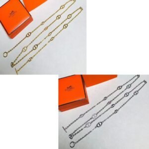 Hermes Necklace NO:AA1059 Material:Stainless (304)