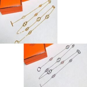 Hermes Necklace NO:AA1061 Material:Stainless (304)