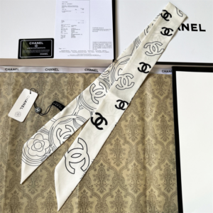 Chanel Ribbon scarf NO:SS204 Material:Satin