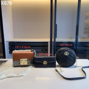 Gucci Combination bag NO:YC-X876 Material:Microfiber leather