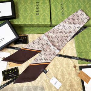 Gucci Ribbon scarf NO:SS261 Material:Satin