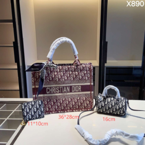 Dior Combination bag NO:YC-X890 Material:Microfiber leather