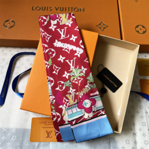 Louis vuitton Ribbon scarf NO:SS82 Material:Satin