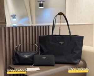 Prada Combination bag NO:YC-096 Material:Microfiber leather