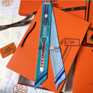 Hermes Ribbon scarf NO:SS42 Material:Satin