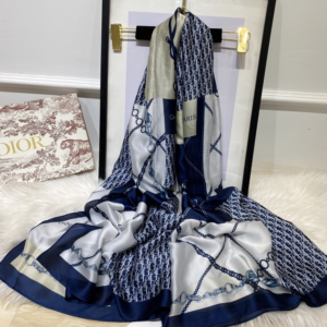 Dior Square scarf NO:SF051 Material:Satin
