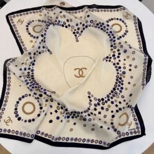 Chanel Square scarf NO:SF073 Material:Satin