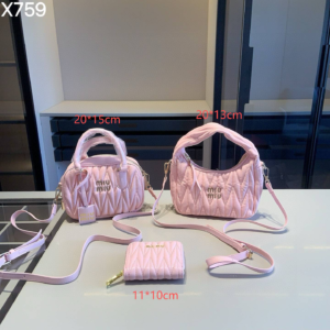 Miu miu Combination bag NO:YC-X759 Material:Microfiber leather