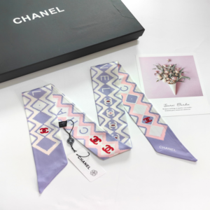 Chanel Ribbon scarf NO:SS287 Material:Satin
