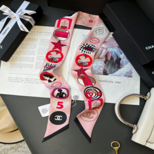 Chanel Ribbon scarf NO:SS299 Material:Satin