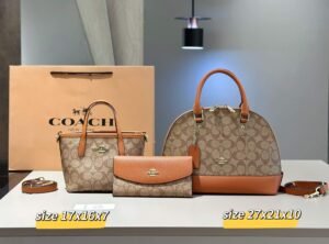 Coach Combination bag NO:YC-058-2 Material:Microfiber leather