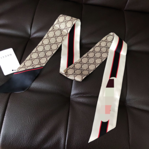 Gucci Ribbon scarf NO:SS152-1 Material:Satin