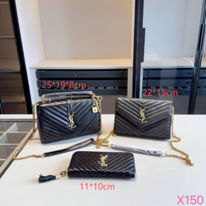 Saint laurent Combination bag NO:YC-X150 Material:Microfiber leather