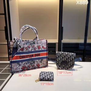 Dior Combination bag NO:YC-X889 Material:Microfiber leather