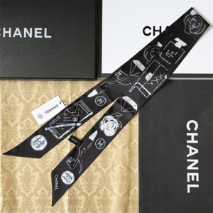 Chanel Ribbon scarf NO:SS06 Material:Satin