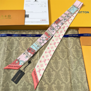 Louis vuitton Ribbon scarf NO:SS205 Material:Satin