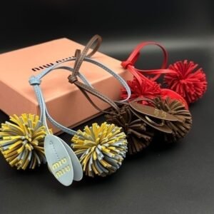 Miu miu Key chain NO:KYC-485 Material:leather