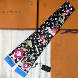 Louis vuitton Ribbon scarf NO:SS84 Material:Satin