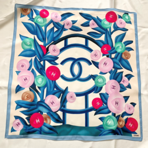 Chanel Square scarf NO:SF0107 Material:real silk