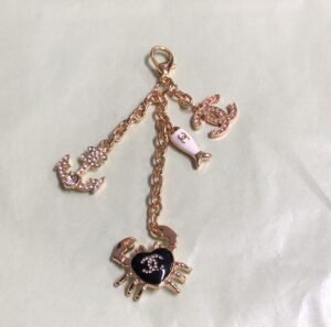Chanel Chanel Key Chain - KYC-93 gold black