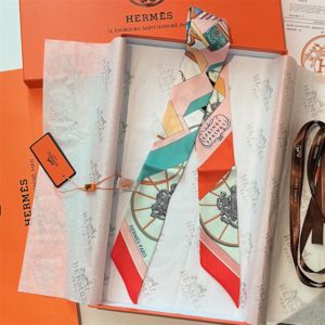 Hermes Ribbon scarf NO:SS266 Material:real silk
