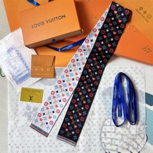 Louis vuitton Ribbon scarf NO:SS225 Material:Satin