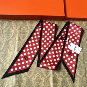 Miu miu Ribbon scarf NO:SS305 Material:Satin