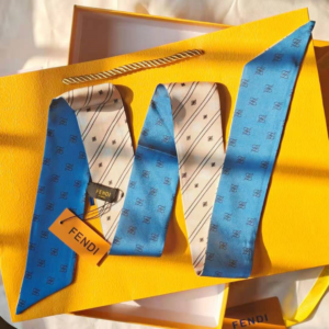 Fendi Ribbon scarf NO:SS93 Material:Satin