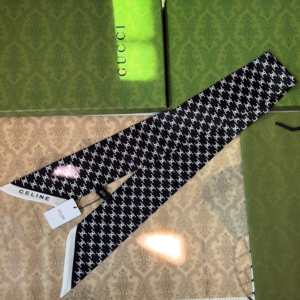 Celine Ribbon scarf NO:SS89 Material:Satin