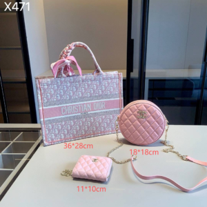 Dior Combination bag NO:YC-X471 Material:Microfiber leather