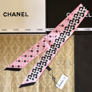 Chanel Ribbon scarf NO:SS177 Material:Satin