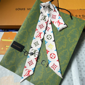 Louis vuitton Ribbon scarf NO:SS365 Material:Satin
