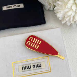 Miu miu Hair pin NO:FG0235-2 Material:Poly