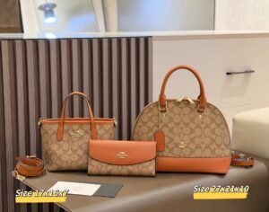 Coach Combination bag NO:YC-079 Material:Microfiber leather