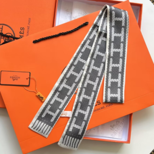 Hermes Ribbon scarf NO:SS173 Material:Satin