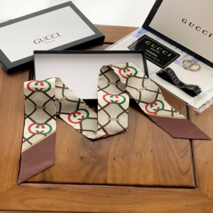 Gucci Ribbon scarf NO:SS317 Material:Satin