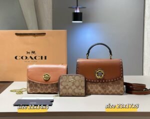 Coach Combination bag NO:YC-058-7 Material:Microfiber leather