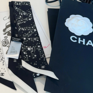 Chanel Ribbon scarf NO:SS322-2 Material:Satin