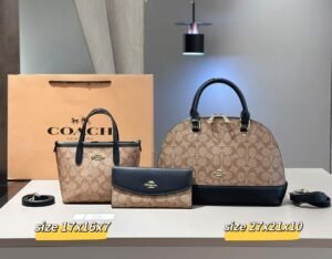 Coach Combination bag NO:YC-058-6 Material:Microfiber leather