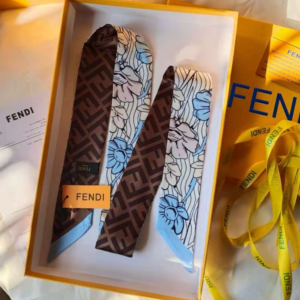 Fendi Ribbon scarf NO:SS91 Material:Satin