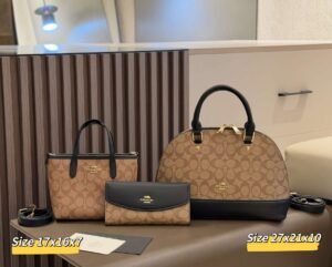 Coach Combination bag NO:YC-078 Material:Microfiber leather