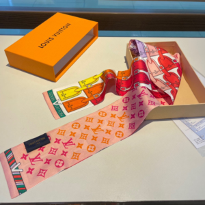 Louis vuitton Ribbon scarf NO:SS230 Material:Satin