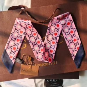 Gucci Ribbon scarf NO:SS133 Material:Satin