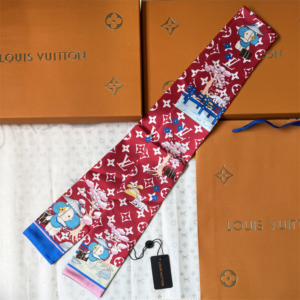 Louis vuitton Ribbon scarf NO:SS83 Material:Satin