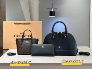 Coach Combination bag NO:YC-058-1 Material:Microfiber leather