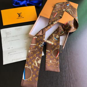 Louis vuitton Ribbon scarf NO:SS293 Material:Satin