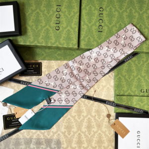 Gucci Ribbon scarf NO:SS262 Material:Satin